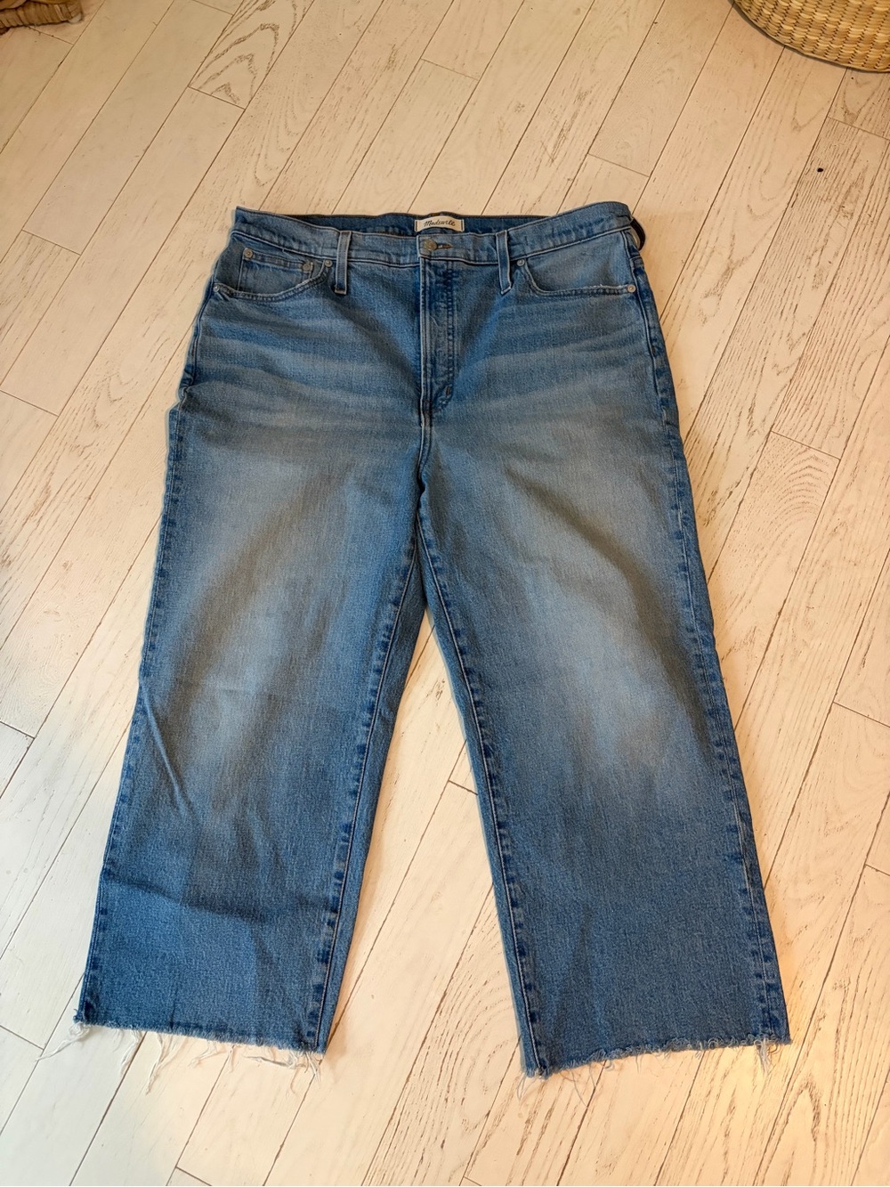Madewell Wide Leg Crop Jean